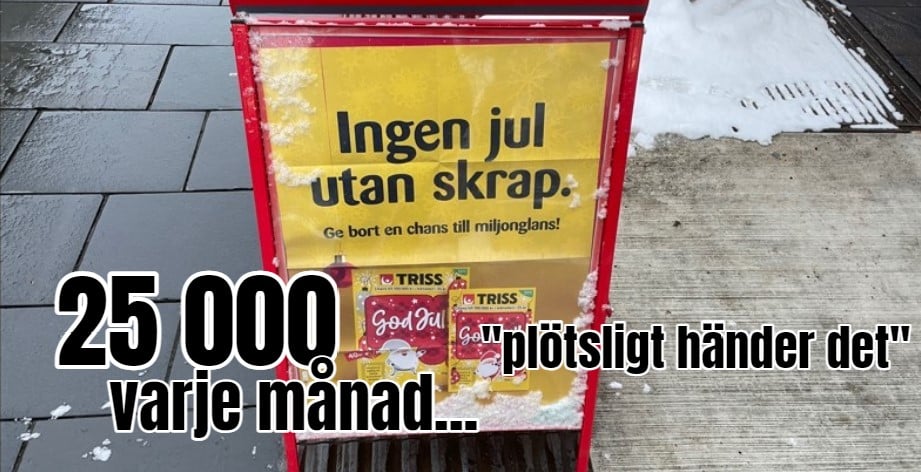 Så vinner du på Triss och Postkodlotteriet