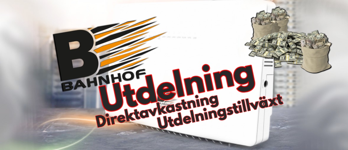 bahnhof utdelning