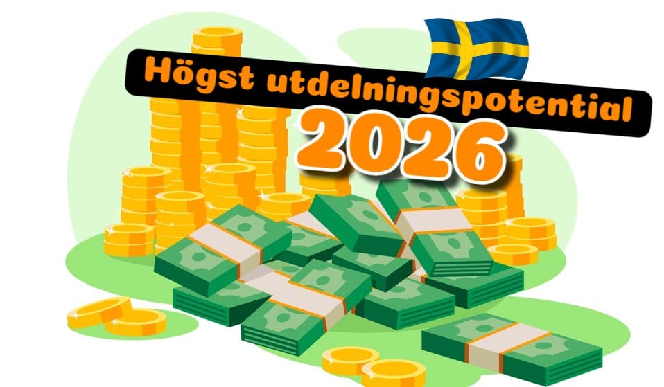 Högst utdelningspotential 2026 – dessa väntas höja mest
