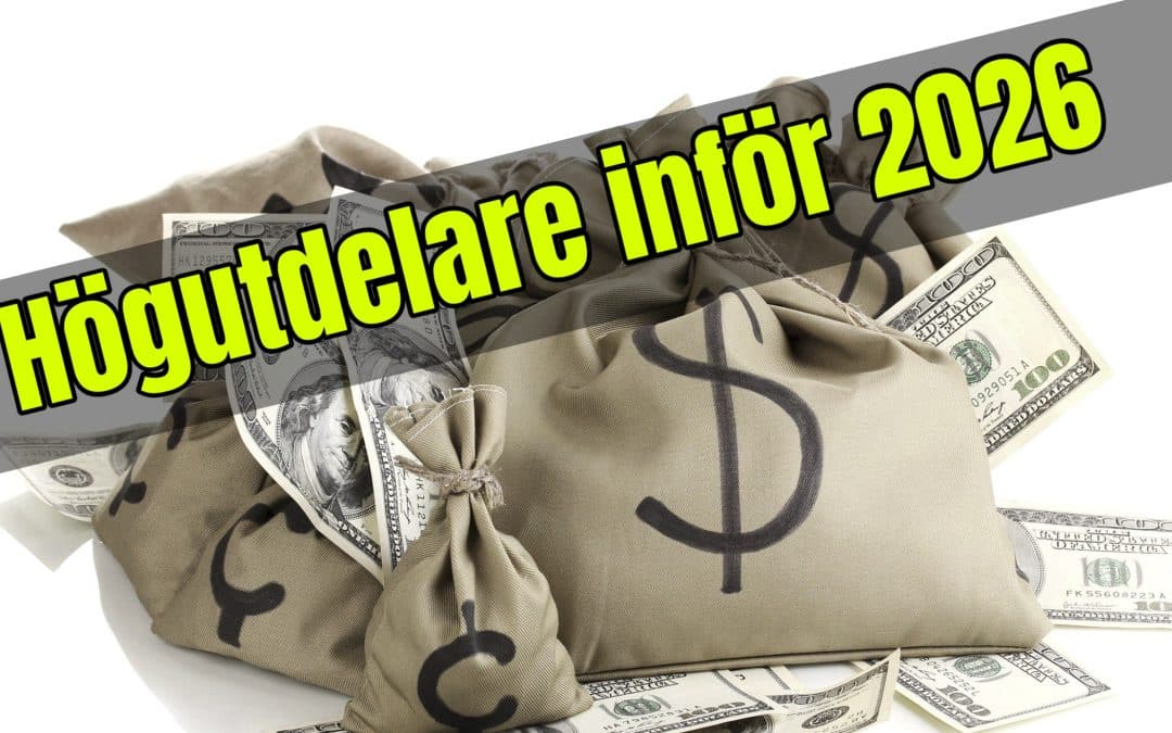 Högutdelare inför 2026