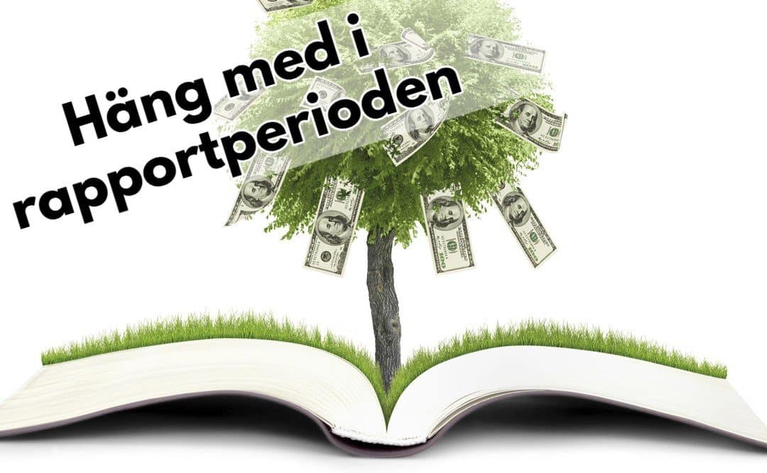 Så följer du rapportperioden enklast med kommande utdelningshöjningar